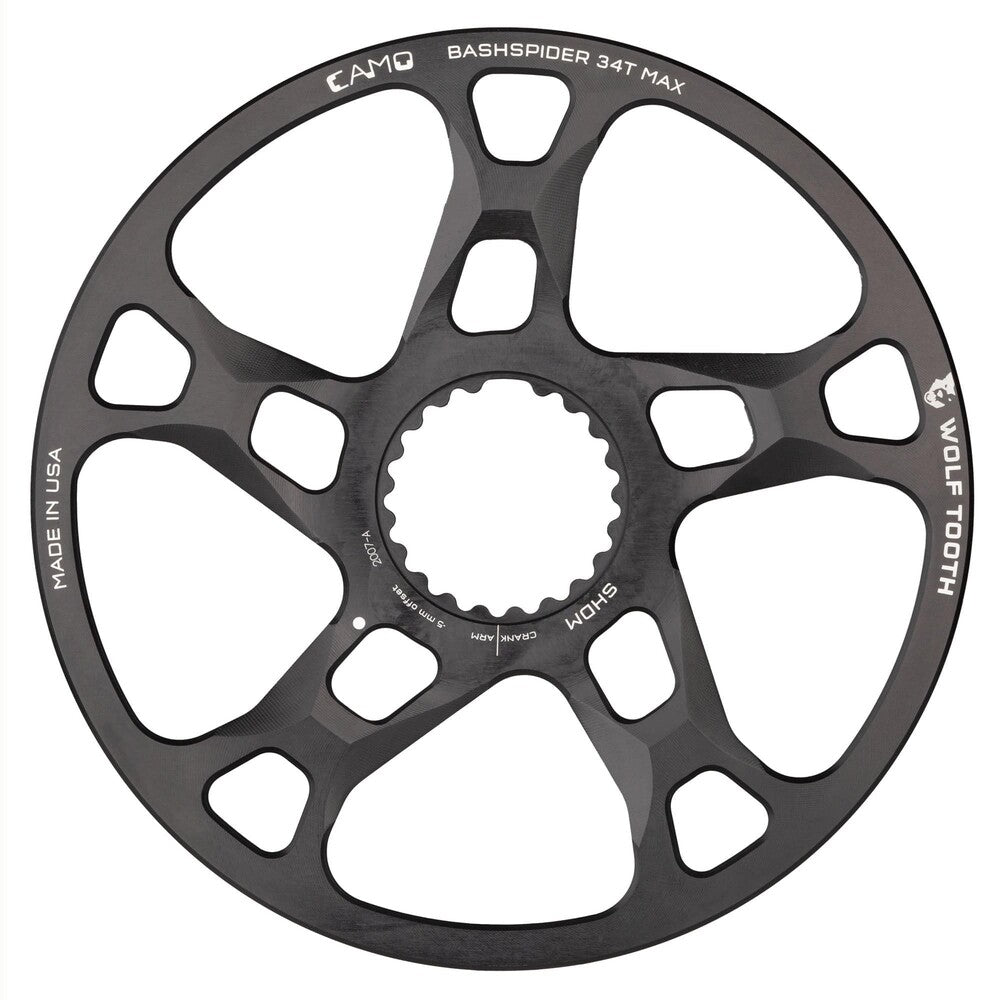 WO-SPBASH-SHDM-M5::0::WO-SPBASH-SHDM-M5::CAMO BASHSPIDER POUR SHIMANO BOOST M5 DÉCALAG