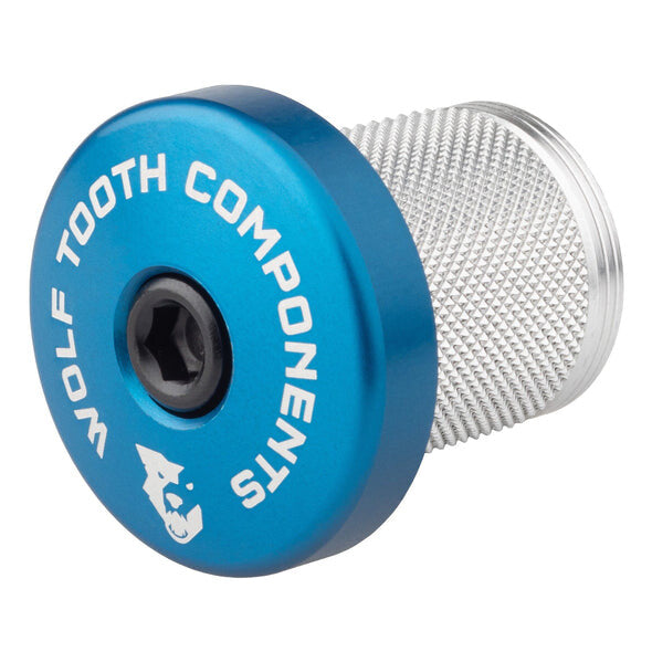WO-CPLUG-STEM5MM-BLU::0::WO-CPLUG-STEM5MM-BLU::BOUCHON DE COMPRESSION WOLF TOOTH BLEU