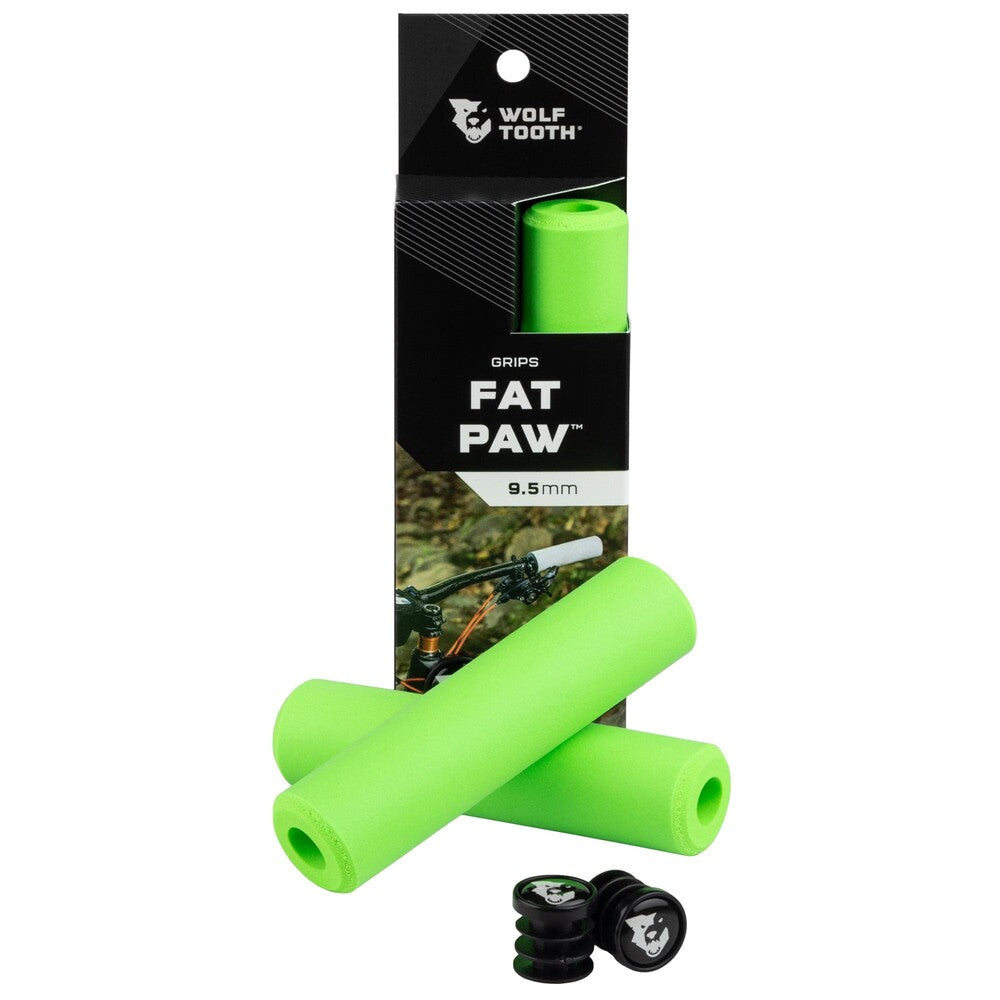 WO-FATPAWGRIP-GRN::0::WO-FATPAWGRIP-GRN::POIGNÉES FAT PAW 9.5MM VERT CLAIR
