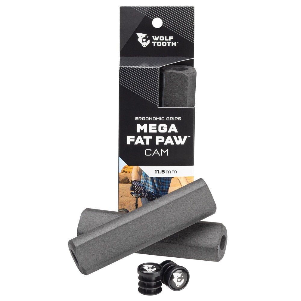 WO-CAM-FATPAW-MEGA-BLK::0::WO-CAM-FATPAW-MEGA-BLK::POIGNÉES NOIRE MEGA FAT PAW CAM 11,5 MM