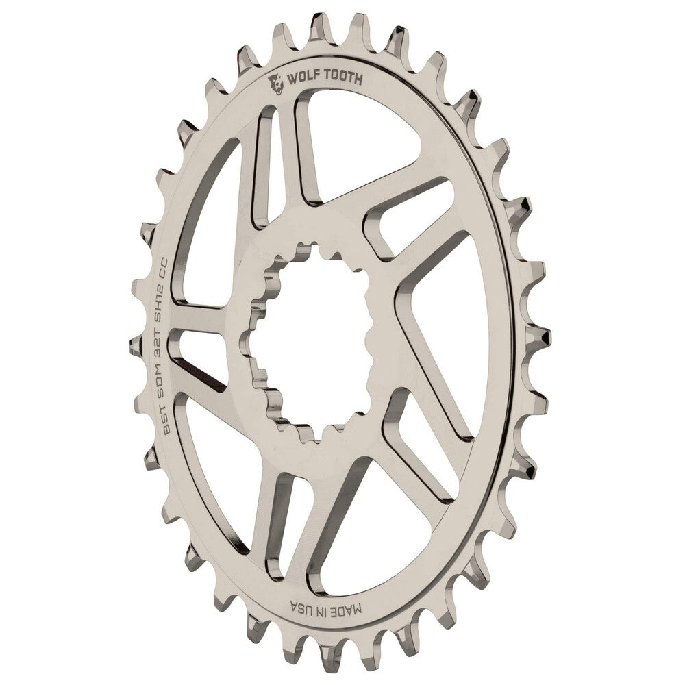 WO-SDM32-BST-NI-SH12::0::WO-SDM32-BST-NI-SH12::PLATEAU DIRECT SRAM BOOST NICKEL 32T SHIMANO