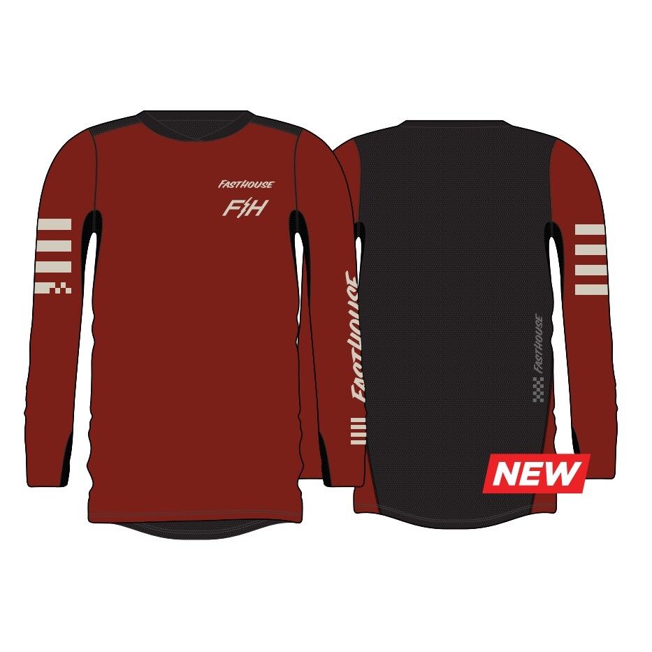 FH-5839-4023::0::FH-5839-4023::#YOUTH ALLOY RALLY LS JERSEY CLAY/BLACK YLG