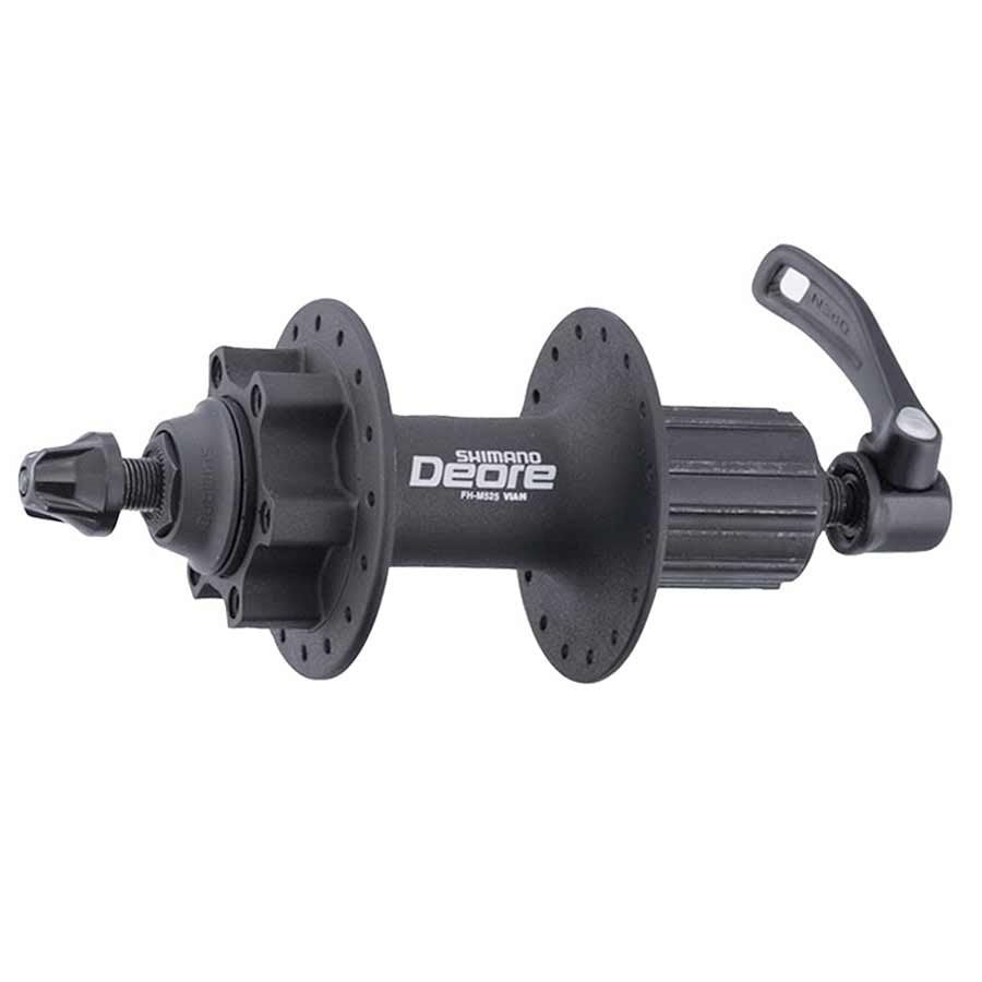Shimano, Deore FH-M525A, Moyeu à disque arrière, 32T, 6 boulons, 135mm, QR, Noir