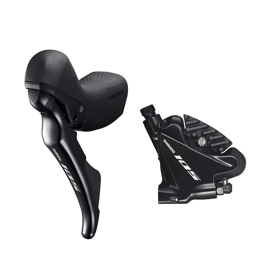 Shimano, 105 ST-R7020/BR-R7070, Frein à disque hydraulique Route, Avant, Flat mount, Non inclus, 452g, Noir