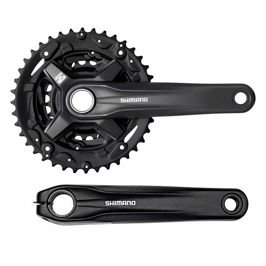 Shimano, FC-MT210-3, Pédalier, Vitesses: 9, Axe: 24mm, BCD: Rivets, 22/32/44, Hollowtech II, 170mm, Noir, MTB