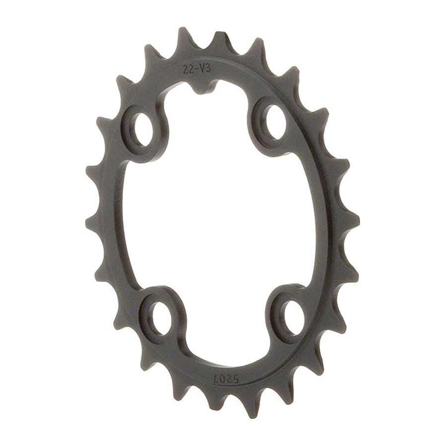 Truvativ, 22D, 8-9-10 vit., BCD 64mm, 4-Boulon, Plateau Intérieur, Pour MTB triple, Aluminium, Noir, 11.6215.089.000