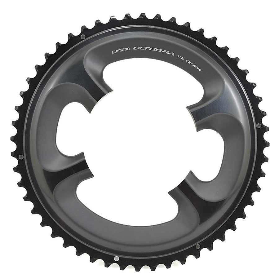 Shimano, Y1P498060, 50D, 11vit., BCD: 110mm, 4 Boulons, Ultegra FC-6800, Plateau Intérieur, Pour MA for 50-34D, Aluminium, Gris