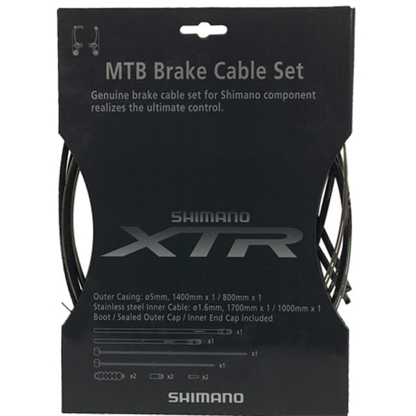 Shimano XTR Ensemble cable-gaine frein MTB noir