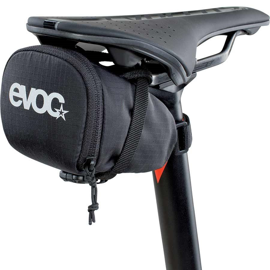Sac de selle de vélo Sacoche de selle de cale pour vélo Sac de siège  arrière Sac de rangement étanche Vélo de route VTT Accessoires de vélo  (Noir)-BISBISOUS