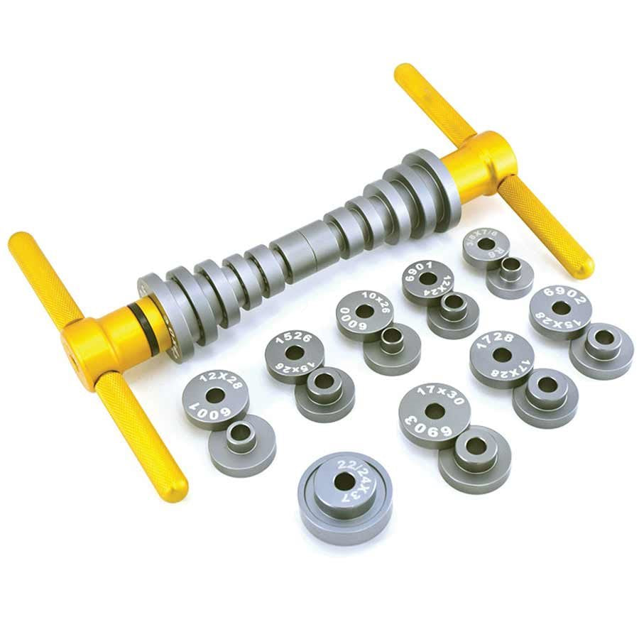 Enduro, Outil d'installation de roulements pour moyeux, avec guides de 8 à 20mm
