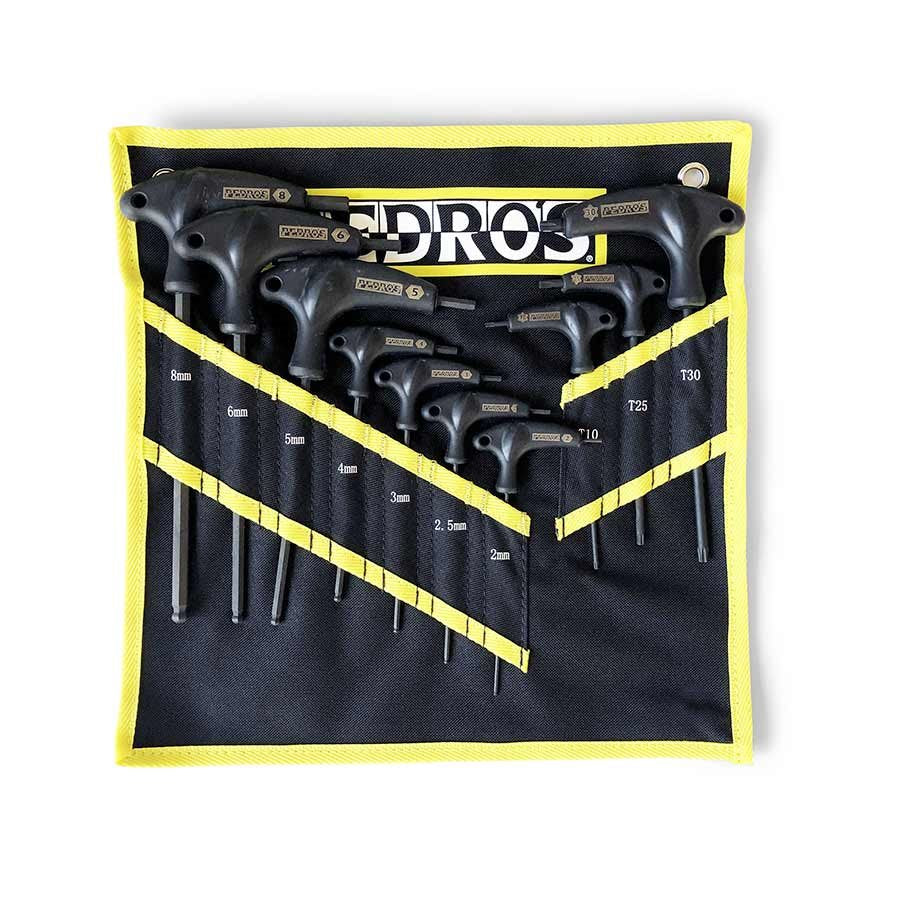 Pedros, Pro T/L, Jeu de clés hexagonales et Torx, 10 pièces