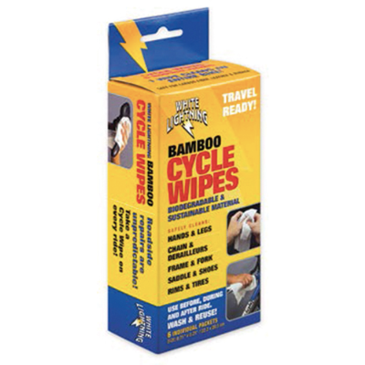 White Lightning Bamboo Cycle Wipes