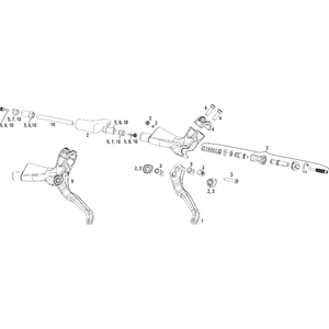 Avid Elixir 3 levier seul gris