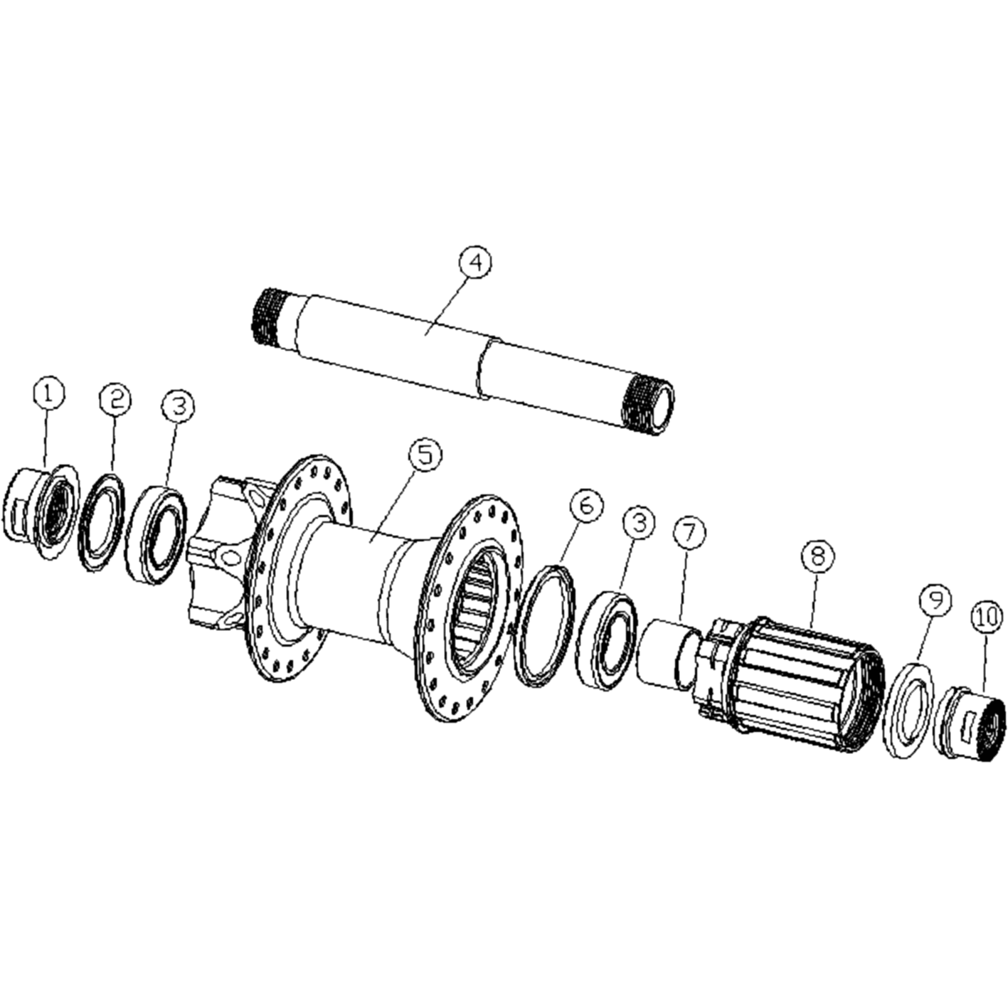 Formula DC36 axe arriere